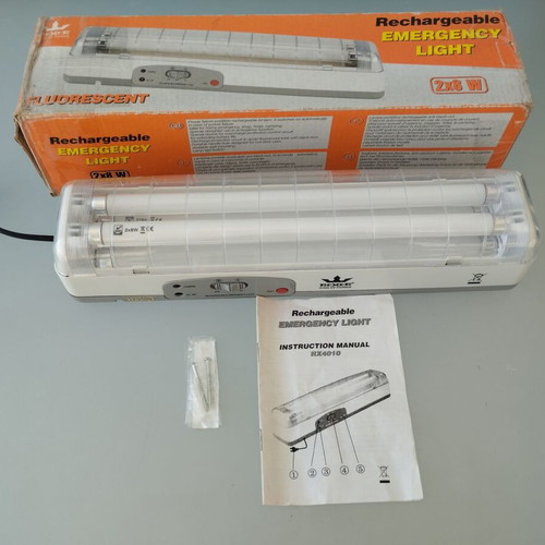 Rexer Emergency Light used, rechargeable 2x8W
