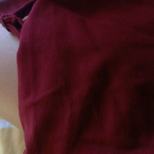 Red dress new, backless, size S