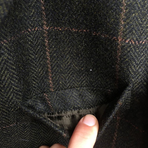 Blazer Odermark wool and cashmere blend XL like new, dark olive green