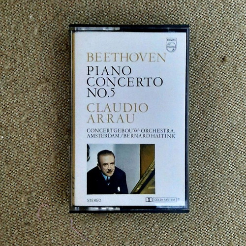 Beethoven Piano Concerto No. 5 cassette tape like new, classical