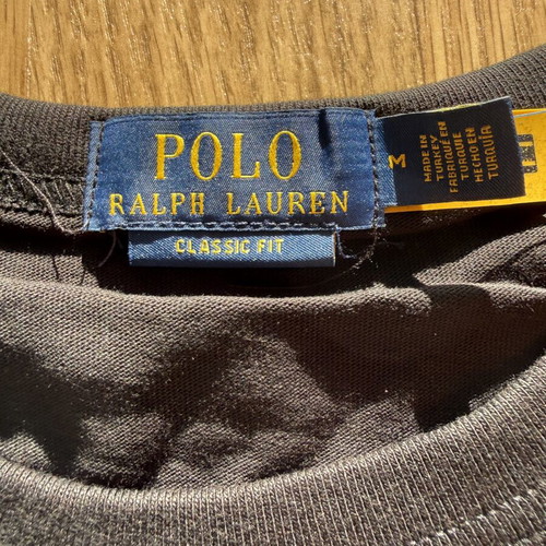 Polo Ralph Lauren black T-shirt, size M or L