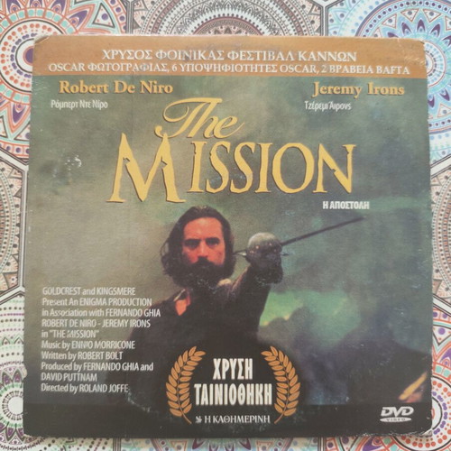 The Mission DVD with English audio and Greek subtitles