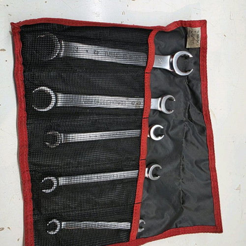 Facom flare nut wrenches set with 15° angle 8-24mm used