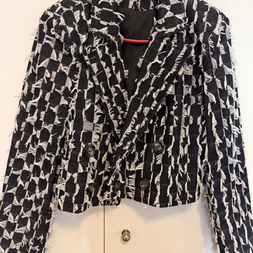 Mallory The Label Women's Denim Blazer jacket like new, size M
