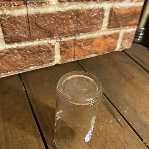 Omega Tsotras glass used, 12 cm tall