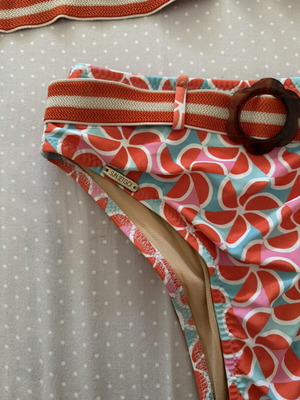 SunsetGo! bikini, size S, red multicolor