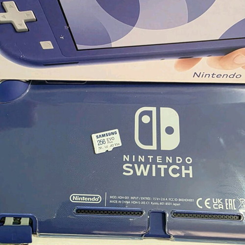 Nintendo Switch Lite μπλε σαν καινούργιο με 50 παιχνίδια και θήκη
