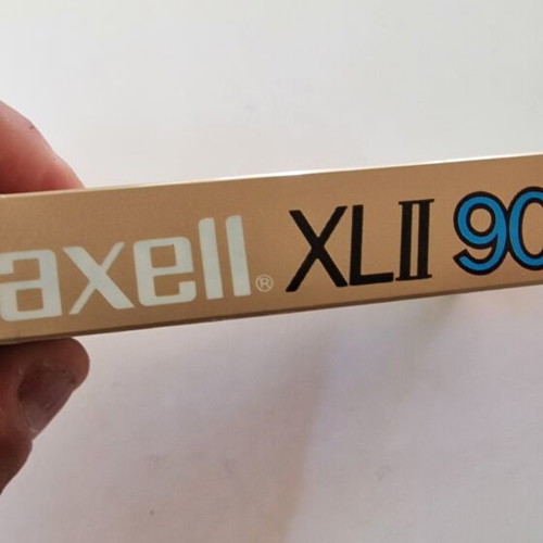 Maxell XL II 90 VS III Type II blank cassette tape new sealed
