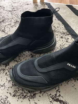 Prada sport shoes used, size 45, black