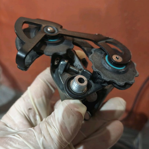 Sram Force 10-speed rear derailleur used, short, carbon-aluminum