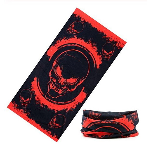 Bandana Face Mask #4 New, Polyester Skull Print