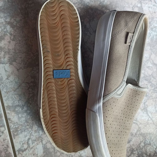 Keds Double Decker Perfore women's slip-on like new, size 41, beige brown