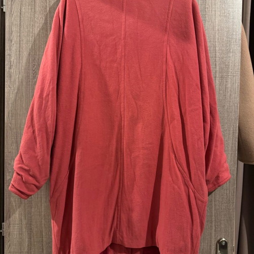 Wool coat 80% pink size L used loose fit