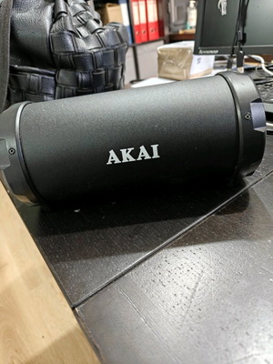 Akai ABTS-12C portable speaker used with Bluetooth, USB, SD, AUX