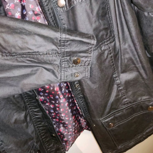Women's biker jacket XL 46/48 used, black