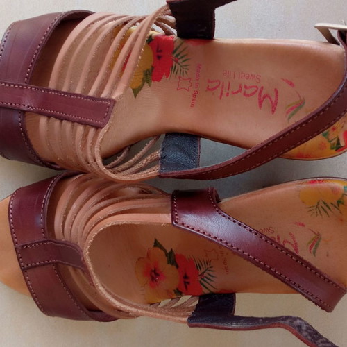Marila leather sandals used, size 38