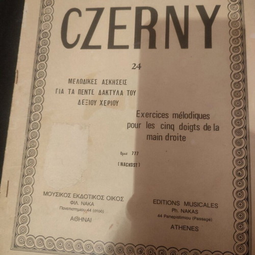 Piano music learning books used, Schmitt, Oesten, Cherny, Kohler, Czerny
