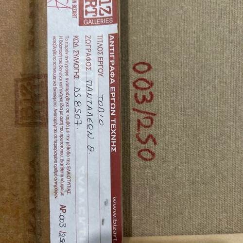 Συλλεκτική ελαιοτυπία Τοπίο Παντελέων Θ. σαν καινούργιο
