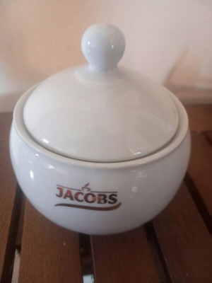 Jacobs small sugar container used with lid