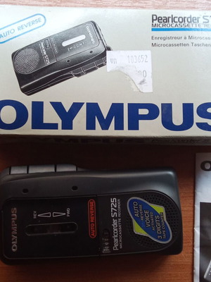 Olympus S 725 μικροκασετόφωνο σαν καινούργιο, δημοσιογραφικό δεκαετίας 1990