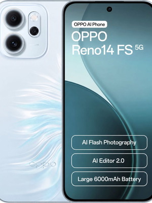 OPPO Reno14 FS 5G smartphone 12GB RAM 512GB Blue