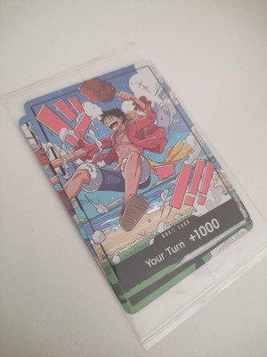 One Piece Don cards Luffy and Zoro, sealed, pack of 2