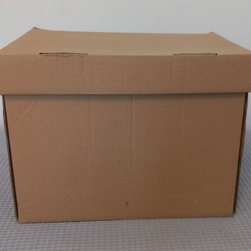 IKEA PAPPIS cardboard box with lid used