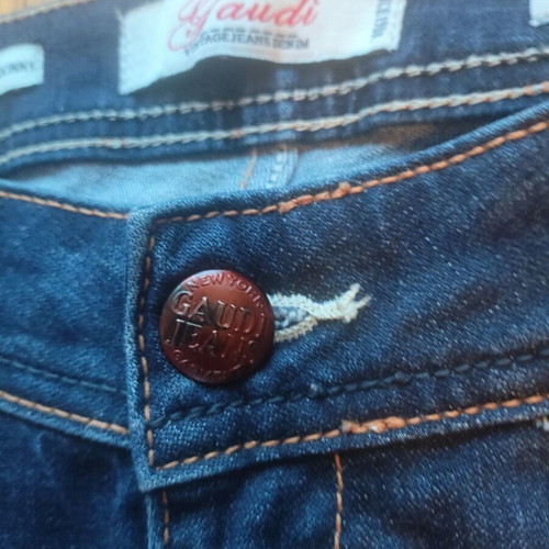 Gaudi dark blue tight women's jeans size 27 like new