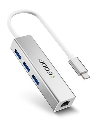 EDUP EP-9801 προσαρμογέας LAN Type-C με 3 θύρες USB 3.0 κατόπιν παραγγελίας