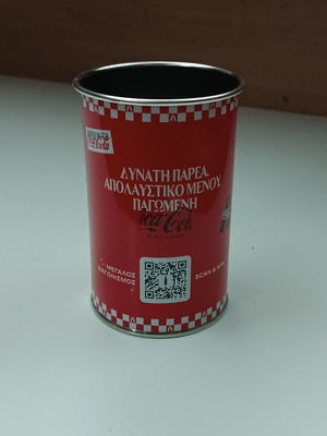 Μεταλλικό διαφημιστικό κουτί Coca Cola