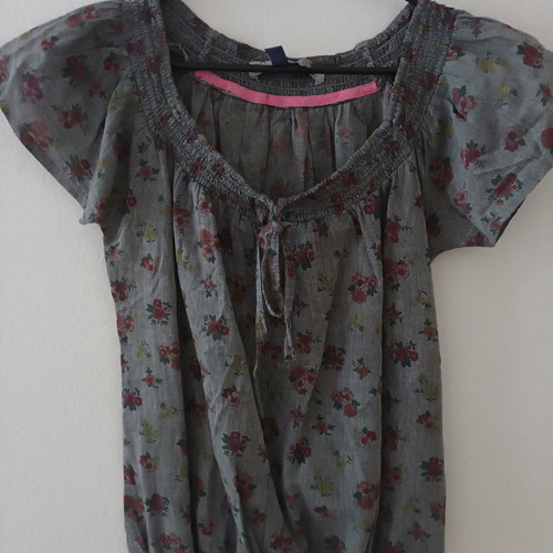 T-shirt multicolored used, size M / 38 / 10