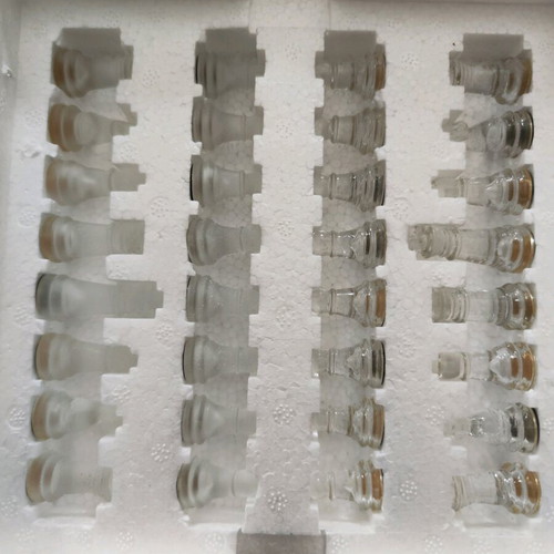 Johnnie Walker glass chess set new