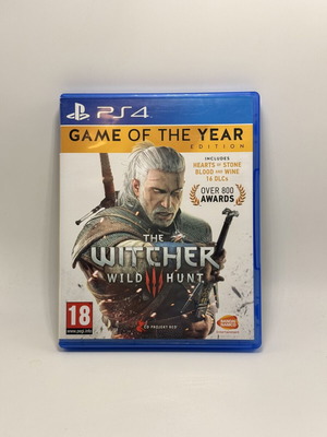The Witcher Wild Hunt PS4 used action adventure game