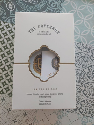 The Governor Limited Edition organic extra virgin olive oil 500ml