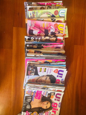 U!girl magazines used, collectible set of 53 issues