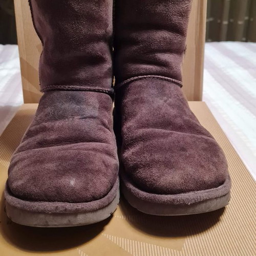 Ugg boots brown leather used, size 39