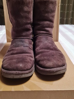 Ugg boots brown leather used, size 39