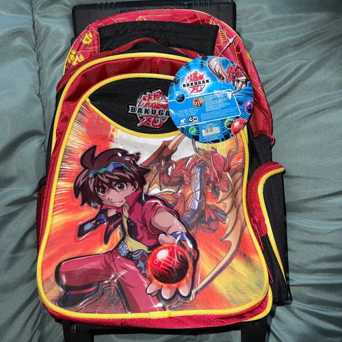 Bakugan toddler trolley school bag new colorful by Gim