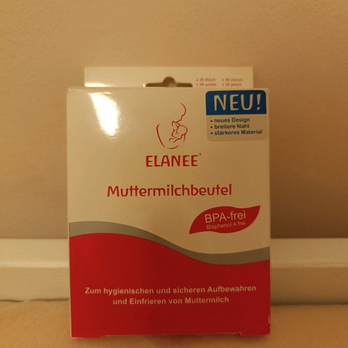 Elanee breast milk storage bags used, pack of 19