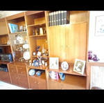 Large handmade solid wood wall unit
