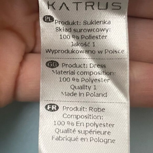 Fit and Flare Dress Katrus new, turquoise, size S