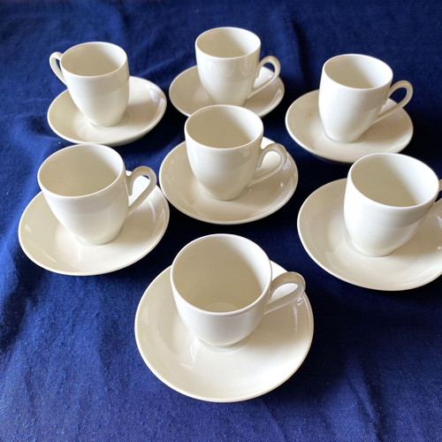 Scherzer Bavaria Germany porcelain tea/coffee set like new, 69 pieces