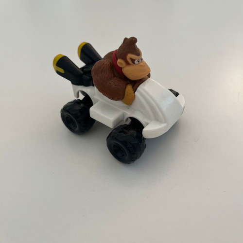 Donkey Kong figure in kart from McDonald's Mario Kart 8 Deluxe like new