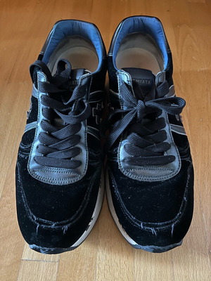 Premiata velvet sneakers like new, black, size 38