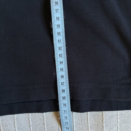Massimo Dutti Black Short Sleeve Polo Shirt L, like new