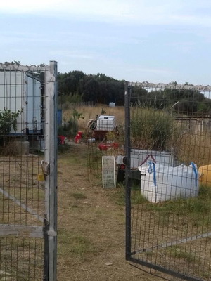 Land plot 1,500 m² in Hortiatis Thessaloniki with fence and chicken coop