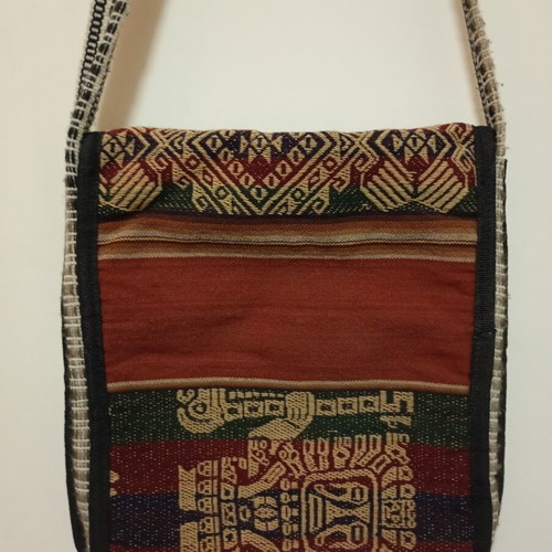 Ethnic shoulder bag like new, multicolor, from Peru Isla los Uros