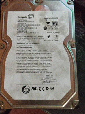Seagate Barracuda 1TB HDD