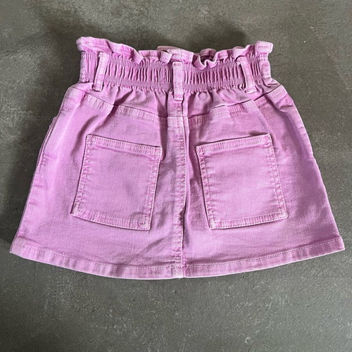 Zara kids denim skirt like new, purple, size 4-5