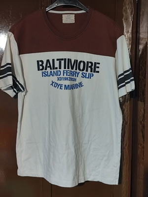 XDYE Baltimore Island Ferry Slip Men's T-Shirt like new, white XL